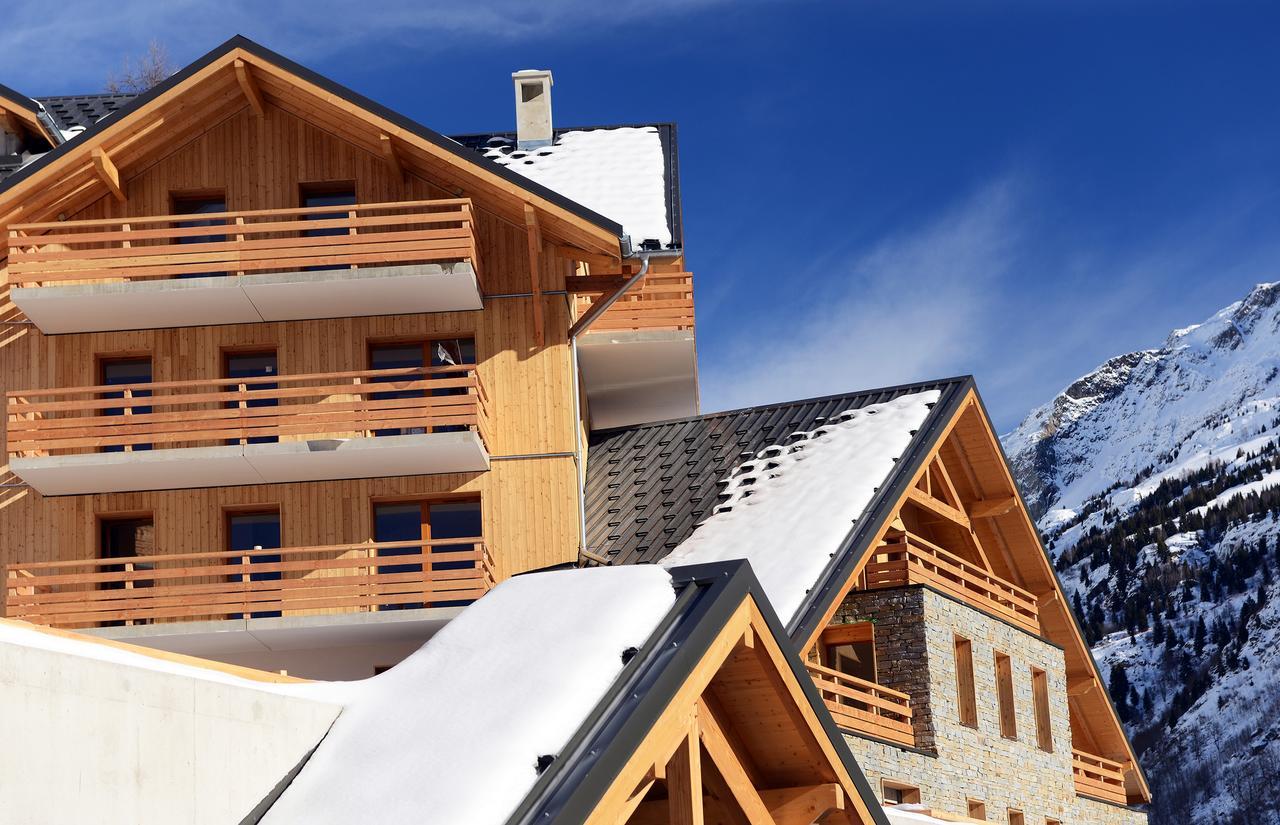 Résidence Odalys Le Crystal Blanc Vaujany Extérieur photo